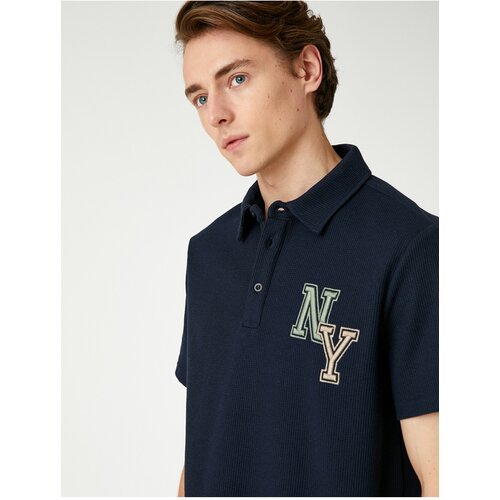 Koton Polo T-shirt - Navy blue - Regular fit Cene