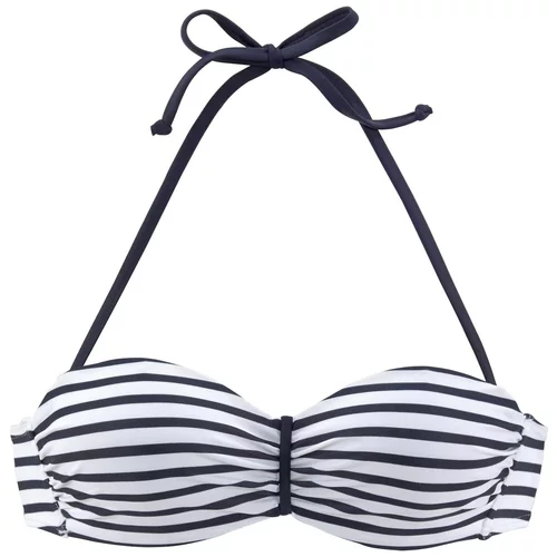 VENICE BEACH Bikini zgornji del 'Summer' mornarska / bela