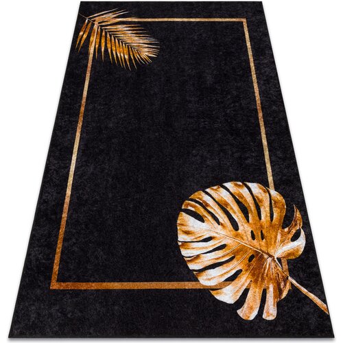 RugsX Preproge MIRO 51518.805 pralna preproga Listi, okvir protiz 160x220 cm Črna Cene