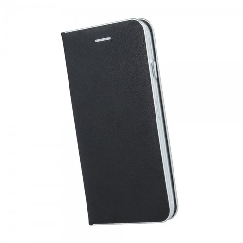  Premium preklopna torbica Samsung Galaxy A10 A105 - črna s srebrnim robom Cene