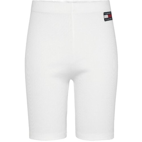 Tommy Hilfiger Jeans Tommy Jeans Shorts - TJW RIB BADGE CYCLE SHORT white Slike