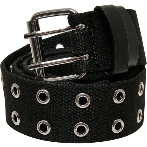 Urban Classics Polyester belt with eyelets black/silver Cijene