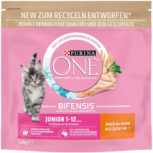 Purina 750 g / 1,4 kg ONE po posebni ceni! - 1,4 kg Junior Slike