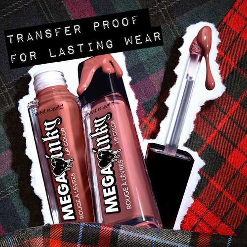 Wet&amp;#039;n wild MegaInky Lip Color tekoča &amp;scaron;minka z mat učinkom odtenek Bare Intentions 6.5 ml Slike