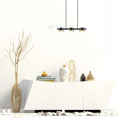  LED luster na sajli MIRELLA 3xGX53/6W/230V crna Slike