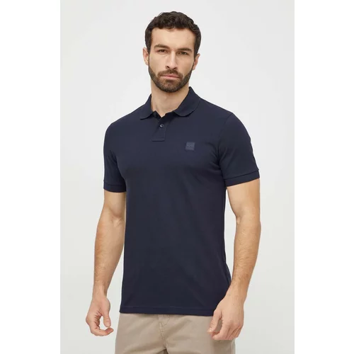 BOSS Orange Polo majica za muškarce, boja: tamno plava, bez uzorka