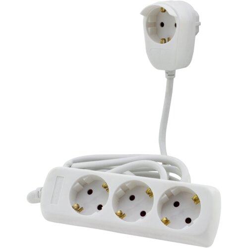 REV power strip 3+1-fach 2m white Powersplit Cijene