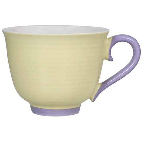 Andrea Fontebasso Jumbo skodelica Colorblock 500ml / rumeno-vijola / porcelan, (5000267848) Cene