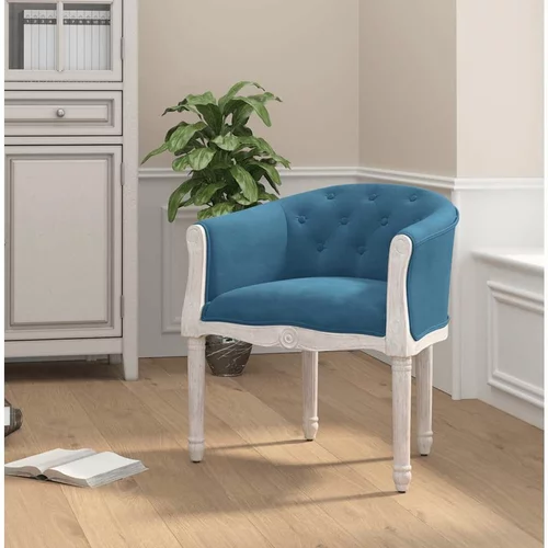  Blagovaonska stolica plava baršunasta