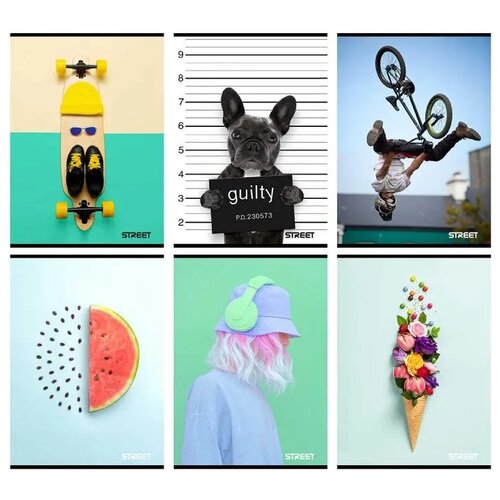 STREET Zvezek Young A4 brez črt Cene