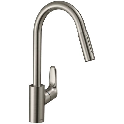 Hansgrohe focus 240 slavina za sudoperu sa izvlačnim tušem nerdjajući čelik 31815800 Cene