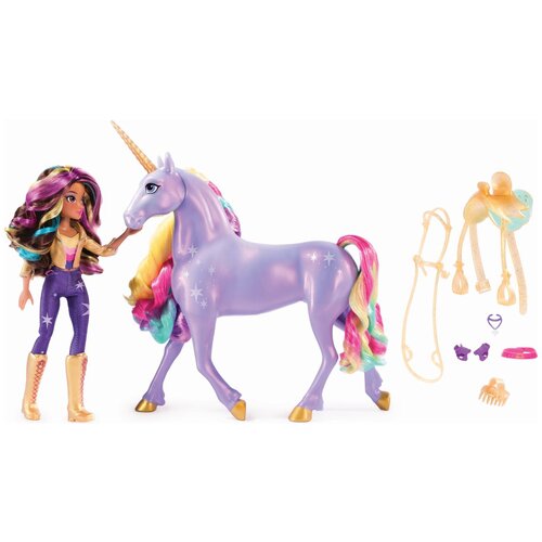 Unicorn Academy samorog mavrični svetleči Wildstar in Sophia Cene