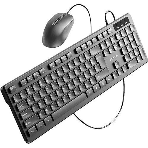 Vention Žični set slim tastatura i mi&scaron; crni Cijene