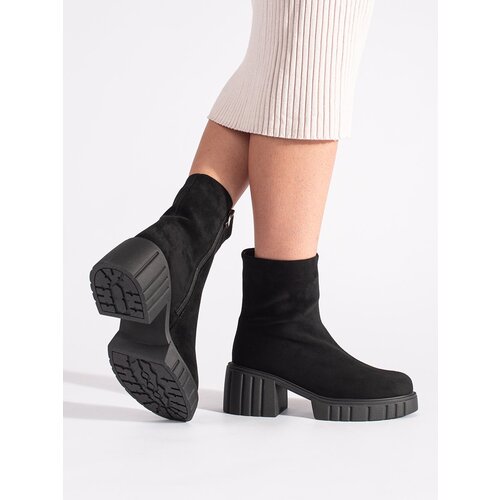 GOODIN Women&amp;#039;s black platform ankle boots Slike