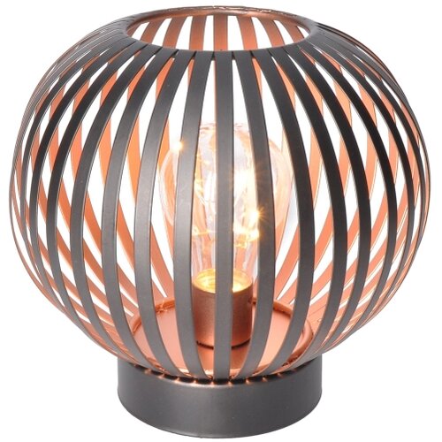 Solight WO3102 - LED dekorativna stona lampa LED/3xAA crna/bakar Slike
