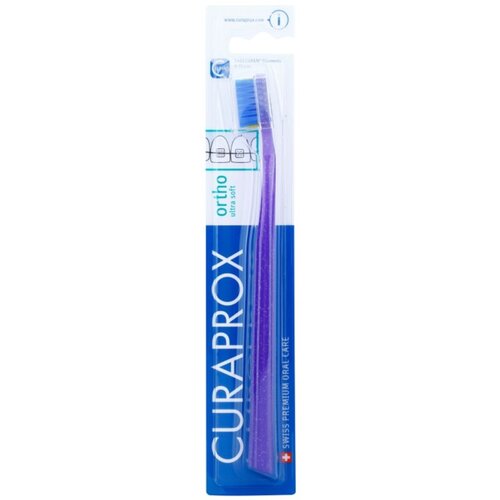 Curaprox Ortho Ultra Soft 5460 ortodontna zobna ščetka za uporabnike zobnih aparatov 1 kos Cene