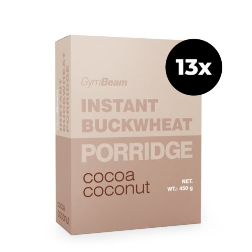 GymBeam Instant Ka&scaron;a od heljde 13 x 450 g kokos-kakao Cijene
