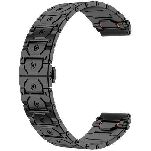 INF združljiv s samsung galaxy Watch7/6 trdni nerjaveče jeklo hex titan black 20 mm, (5000130046) Cene