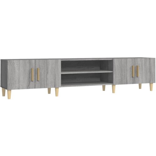 VidaXL TV omarica siva sonoma 180x31,5x40 cm inženirski les, (20734049) Slike