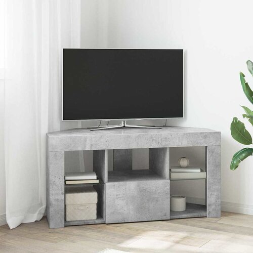  Kotni LED TV ormar 100 x 40 x 50 cm Betonski sivi Cijene