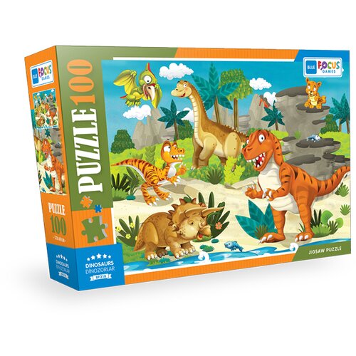 Puzzle 100 PCS DINOSAURS BF318 Cene