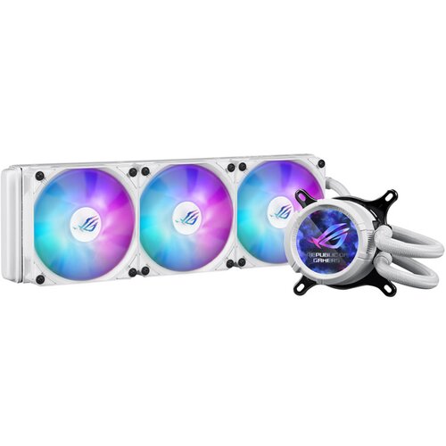 Asus ROG STRIX LC III 360 ARGB LCD White Complete water cooling for CPUs Slike