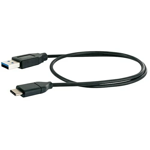 SCHWAIGER USB kabel (0,5 m, Utikač USB A, utikač USB C)