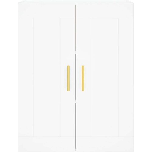 VidaXL Stenska omarica bela 69,5x34x90 cm inženirski les Slike
