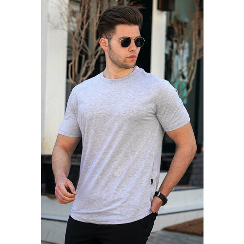 Madmext Men's Gray T-Shirt 4951 Slike