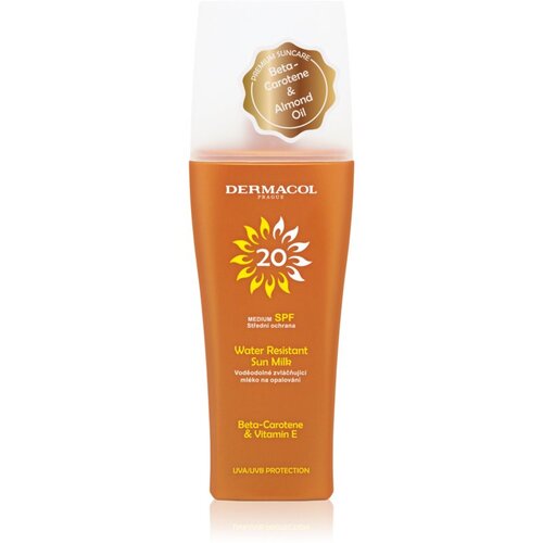 Dermacol Sun Water Resistant vodootporno mlijeko za sunčanje sa srednjom UV zaštitom SPF 20 200 ml Cene