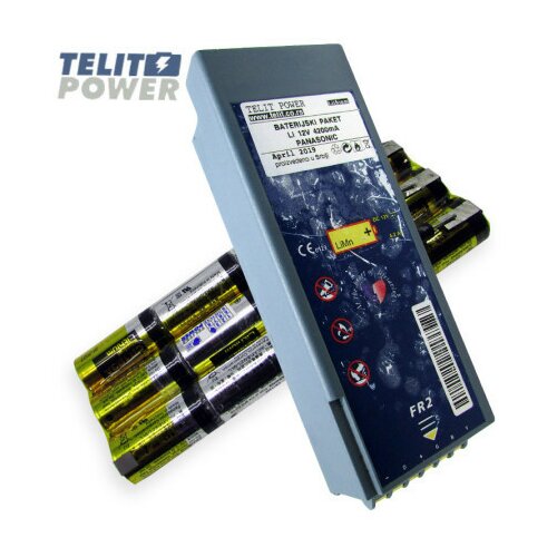 TelitPower reparacija baterije M3863A Litijum 12V 4200mAh za PHILIPS FR2 / FR2+ AED DEFIBRILATOR ( P-1263 ) Slike