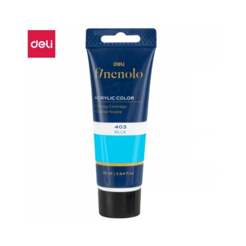  AKRILNA BOJA DELI U TUBI PLAVA 75ml EC75-BL Cene