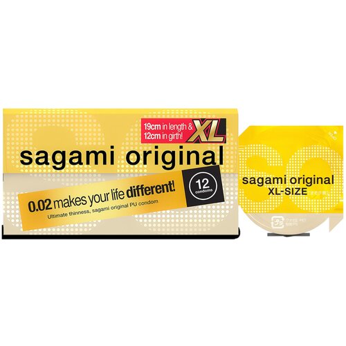Sagami Original 0,02 XL - kondom - 61mm (12 kos) Cene