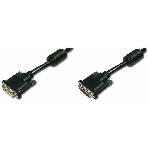 Digitus DVI produživač [1x DVI-utikač 24 + 1-pol.&amp;lt;=&amp;gt; 1x DVI 24 + 1-pol.] 4.50m, crn Slike