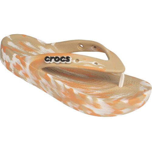 Crocs Ženske japonke Classic Platform Marbled FlipW Vzorčast Cene