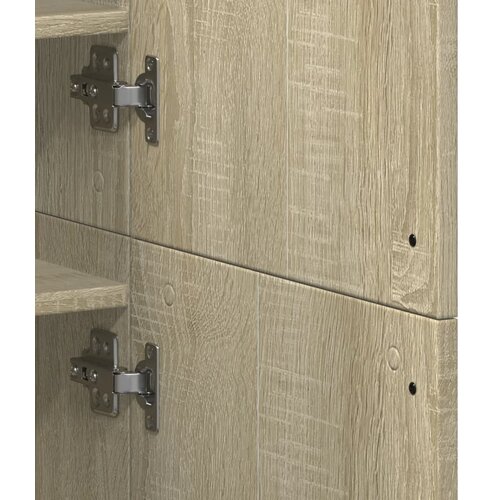  za cipele boja hrasta 80x39x178 cm konstruirano drvo Slike
