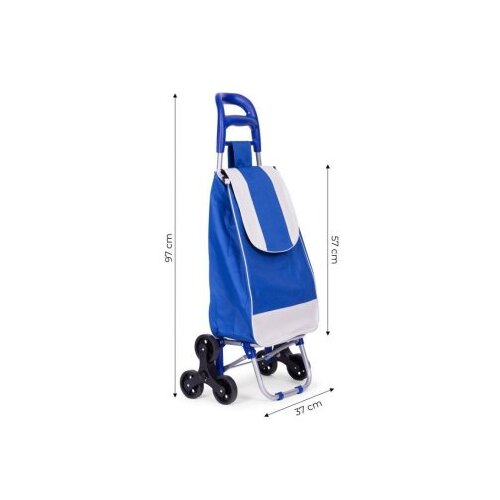 Modern Home kolica za pijacu 25l torba plava Slike