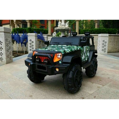 Gordon Toys military jeep dvosed - zelena Slike