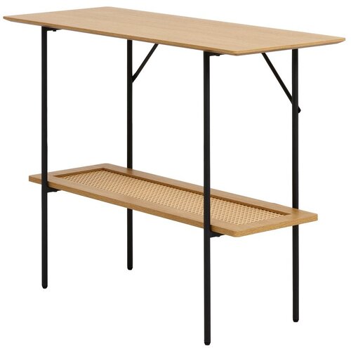 Unique Furniture Pomoćni stol u dekoru hrasta u prirodnoj boji 37x100 cm Pensacola &amp;ndash; Slike