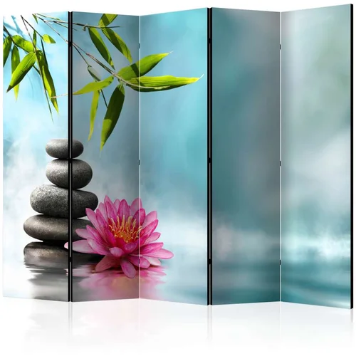  Paravan u 5 dijelova - Water Lily and Zen Stones II [Room Dividers] 225x172