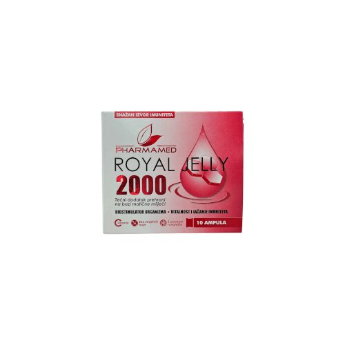 Pharmamed Royal Jelly 2000 matični mleč, 10 ampula Cene
