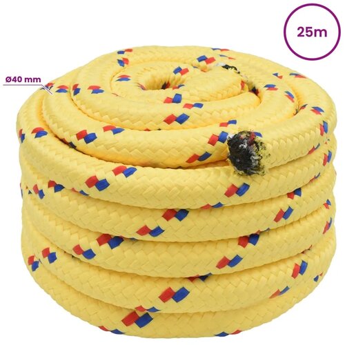  Vi&amp;scaron;enamjensko pomoćno uže 40 mm 25 m Žuta PP - Žuta 40 mm 25 m Slike