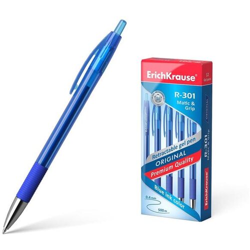 Erich Krause gel pisalo R-301 EK46814, modra Slike