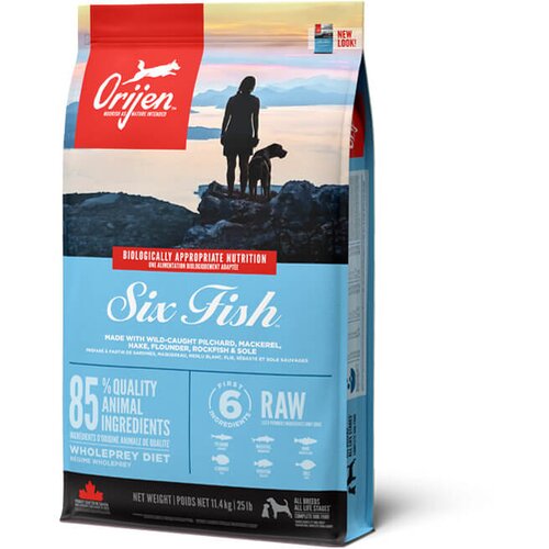 Orijen six fish - grain free hrana sa ribom (2kg, 11,4kg) 11,4kg Cene