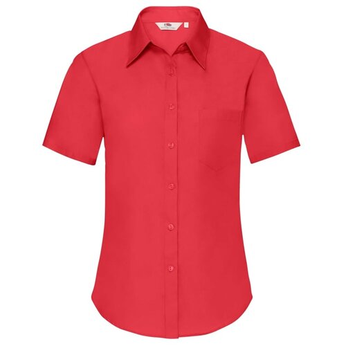 Fruit Of The Loom F18•LADIES SHORT SLEEVE POPLIN SHIRT Slike