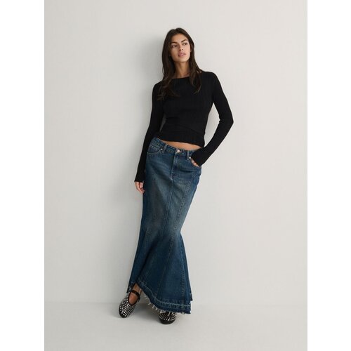 Reserved Ladies` skirt - modra Cene