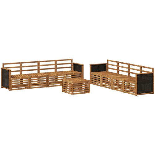  Setovi sofa 9 pcs Čvrsto drvo akacije Cene