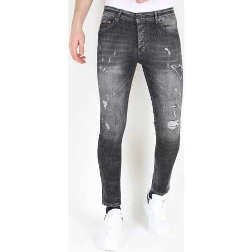 Mario Morato Kavbojke slim 148659399 Siva Cene