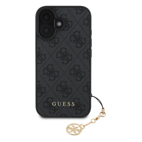 Guess Hrbtni ovitek za iPhone 16 z natisnjenim ovitkom 4G, Siva, (21749347) Slike