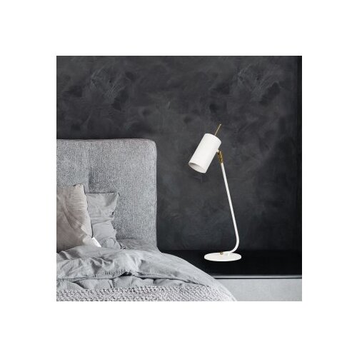 Opviq Bijela stolna lampa s metalnim sjenilom (visina 55 cm) Sivani – Cene
